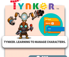 Tynker. Learning to manage characters.  - Programming for children in Burgas